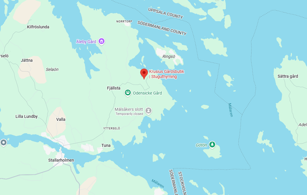 Karta till Näsbyviksgård